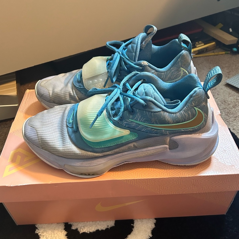 Nike Zoom Freak 3. Were well-worn on indoor courts. Make offer!